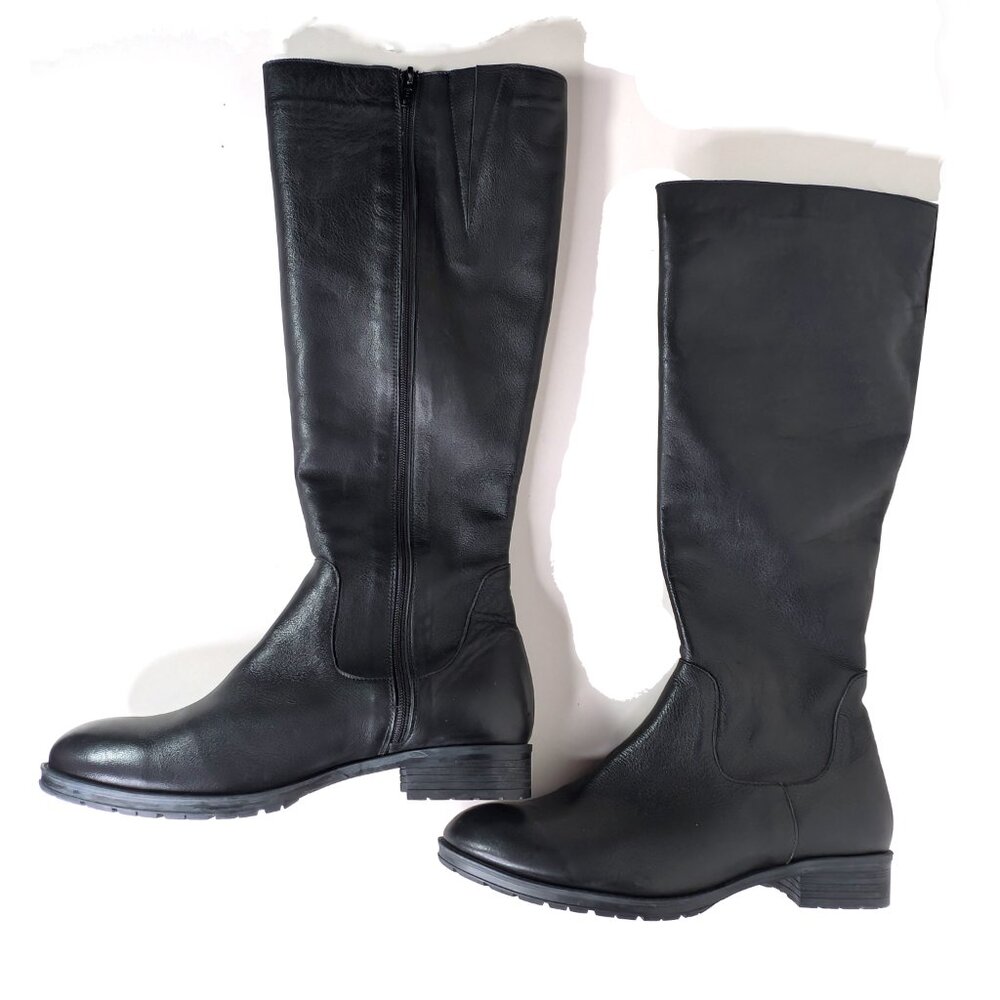 Bueno Leather tall boots side zipper Size 41 - Picture 2 of 5